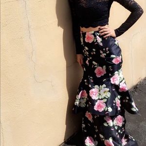 Navy blue prom dress